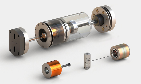 the structure of coreless brushless motor