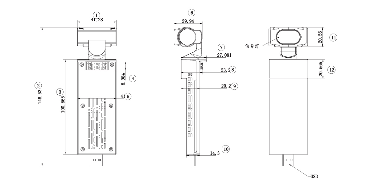 TR009-P01 for mechanical dimensions