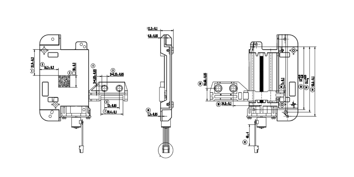 Mechanical Dimensions for TR057-P01